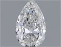Diamante Natural 0.40 quilates, De pera , Color F, claridad VVS2 y certificado GIA