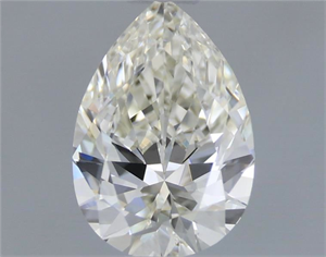 Picture of Natural Diamond 0.66 Carats, Pear with  Cut, K Color, VS2 Clarity and Certified by GIA