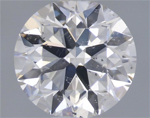 Picture of Natural Diamond 0.80 Carats, Round with Excellent Cut, E Color, SI2 Clarity and Certified by GIA