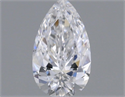Natural Diamond 0.52 Carats, Pear with  Cut, E Color, SI1 Clarity and Certified by GIA