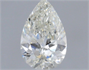 Natural Diamond 0.42 Carats, Pear with  Cut, H Color, VVS1 Clarity and Certified by IGI