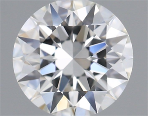 Picture of Natural Diamond 0.73 Carats, Round with Excellent Cut, H Color, VVS2 Clarity and Certified by GIA