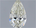 Natural Diamond 0.50 Carats, Pear with  Cut, K Color, SI1 Clarity and Certified by GIA