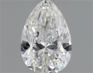 Picture of Natural Diamond 0.50 Carats, Pear with  Cut, F Color, VVS1 Clarity and Certified by GIA