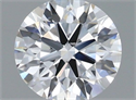 Del inventario de diamantes de laboratorio, 0.74 quilates, Redondo , Color D, claridad VVS1 y certificado IGI