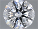 Lab Grown Diamond 1.22 Carats, Round with Ideal Cut, F Color, VVS2 Clarity and Certified by IGI