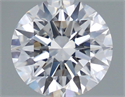 Lab Grown Diamond 1.23 Carats, Round with Ideal Cut, D Color, VS1 Clarity and Certified by IGI