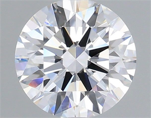 Picture of Lab Grown Diamond 1.03 Carats, Round with Ideal Cut, D Color, VVS2 Clarity and Certified by IGI