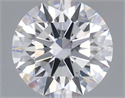 Lab Grown Diamond 1.23 Carats, Round with Ideal Cut, D Color, VS1 Clarity and Certified by IGI
