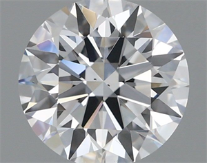 Picture of Lab Grown Diamond 1.24 Carats, Round with Ideal Cut, D Color, VS2 Clarity and Certified by IGI