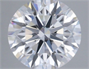 Lab Grown Diamond 1.06 Carats, Round with Ideal Cut, G Color, IF Clarity and Certified by IGI