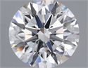 Lab Grown Diamond 1.24 Carats, Round with Ideal Cut, D Color, VS2 Clarity and Certified by IGI