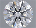 Lab Grown Diamond 0.97 Carats, Round with Ideal Cut, D Color, VS1 Clarity and Certified by IGI