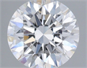 Lab Grown Diamond 0.98 Carats, Round with Ideal Cut, D Color, VS1 Clarity and Certified by IGI