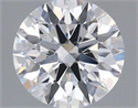 Lab Grown Diamond 1.23 Carats, Round with Ideal Cut, D Color, VS1 Clarity and Certified by IGI