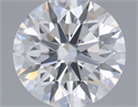 Lab Grown Diamond 1.23 Carats, Round with Ideal Cut, D Color, VS1 Clarity and Certified by IGI
