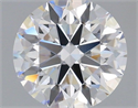 Del inventario de diamantes de laboratorio, 1.58 quilates, Redondo , Color D, claridad VVS2 y certificado IGI