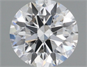 Lab Grown Diamond 1.24 Carats, Round with Ideal Cut, E Color, VS2 Clarity and Certified by IGI