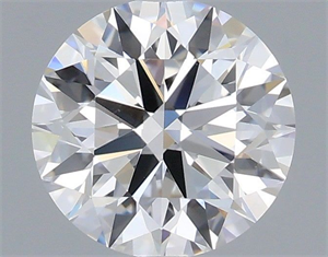 Picture of Lab Grown Diamond 1.03 Carats, Round with Ideal Cut, E Color, VVS1 Clarity and Certified by IGI