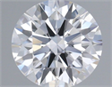 Lab Grown Diamond 0.98 Carats, Round with Ideal Cut, D Color, VS1 Clarity and Certified by IGI