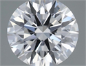 Del inventario de diamantes de laboratorio, 0.73 quilates, Redondo , Color D, claridad VVS1 y certificado IGI