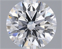 Lab Grown Diamond 1.24 Carats, Round with Ideal Cut, D Color, VS1 Clarity and Certified by IGI