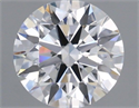 Lab Grown Diamond 1.24 Carats, Round with Ideal Cut, D Color, VS1 Clarity and Certified by IGI