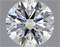 Lab Grown Diamond 1.22 Carats, Round with Ideal Cut, F Color, VS2 Clarity and Certified by IGI