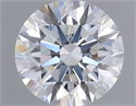 Del inventario de diamantes de laboratorio, 0.74 quilates, Redondo , Color D, claridad VVS1 y certificado IGI