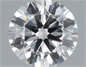 Lab Grown Diamond 0.99 Carats, Round with Ideal Cut, D Color, SI1 Clarity and Certified by IGI