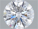 Lab Grown Diamond 1.05 Carats, Round with Ideal Cut, D Color, VVS1 Clarity and Certified by IGI