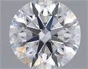 Lab Grown Diamond 0.72 Carats, Round with Ideal Cut, E Color, VVS1 Clarity and Certified by IGI