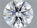 Lab Grown Diamond 0.99 Carats, Round with Ideal Cut, D Color, VS1 Clarity and Certified by IGI