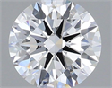 Lab Grown Diamond 1.02 Carats, Round with Ideal Cut, D Color, VS1 Clarity and Certified by IGI