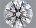 Lab Grown Diamond 1.23 Carats, Round with Excellent Cut, D Color, VS1 Clarity and Certified by IGI