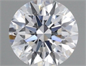 Lab Grown Diamond 0.71 Carats, Round with Ideal Cut, D Color, IF Clarity and Certified by IGI