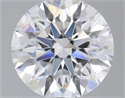 Lab Grown Diamond 0.97 Carats, Round with Ideal Cut, D Color, VS1 Clarity and Certified by IGI