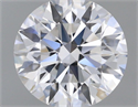 Lab Grown Diamond 1.11 Carats, Round with Excellent Cut, D Color, VS1 Clarity and Certified by IGI