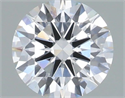 Lab Grown Diamond 1.08 Carats, Round with Ideal Cut, F Color, VS2 Clarity and Certified by IGI
