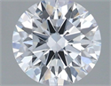 Lab Grown Diamond 1.22 Carats, Round with Ideal Cut, F Color, VVS2 Clarity and Certified by IGI