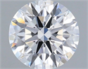 Lab Grown Diamond 1.11 Carats, Round with Ideal Cut, E Color, VS1 Clarity and Certified by IGI