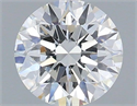 Del inventario de diamantes de laboratorio, 1.02 quilates, Redondo , Color F, claridad VVS2 y certificado IGI