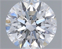 Lab Grown Diamond 0.74 Carats, Round with Ideal Cut, D Color, VVS1 Clarity and Certified by IGI