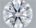 Lab Grown Diamond 1.03 Carats, Round with Ideal Cut, D Color, VVS1 Clarity and Certified by IGI
