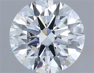 Picture of Lab Grown Diamond 1.08 Carats, Round with Ideal Cut, D Color, VS2 Clarity and Certified by IGI