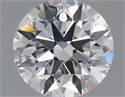 Lab Grown Diamond 1.24 Carats, Round with Ideal Cut, D Color, VS2 Clarity and Certified by IGI