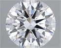 Del inventario de diamantes de laboratorio, 0.73 quilates, Redondo , Color D, claridad VS2 y certificado IGI