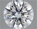 Del inventario de diamantes de laboratorio, 0.76 quilates, Redondo , Color D, claridad VS2 y certificado IGI
