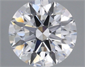 Lab Grown Diamond 1.24 Carats, Round with Ideal Cut, D Color, VS1 Clarity and Certified by IGI