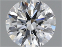 Lab Grown Diamond 1.24 Carats, Round with Ideal Cut, E Color, VS2 Clarity and Certified by IGI
